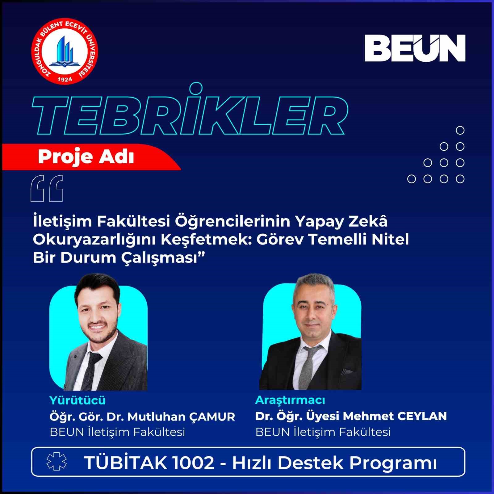 BEUN’dan yapay zeka hamlesi: TÜBİTAK’tan destek geldi