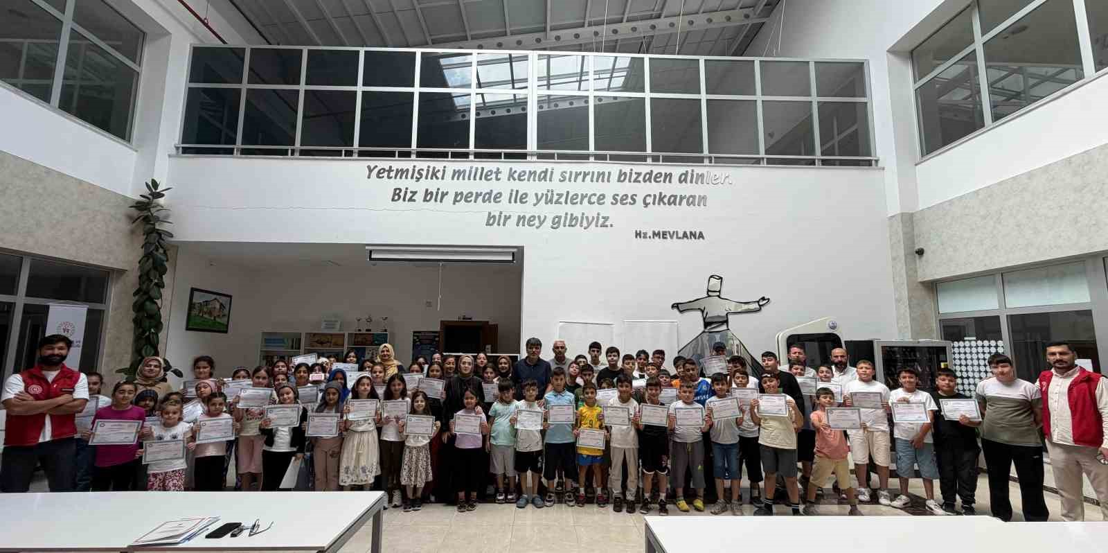 Çarşamba Gençlik Merkezinde Kur’an-ı Kerim kursu kapanış töreni