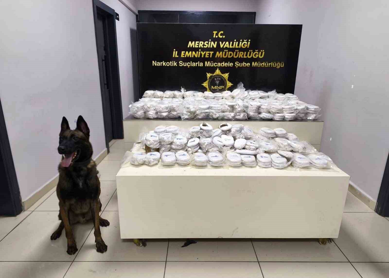 Piyasa değeri 13 milyon 960 bin lira olan 3 kilo 490 gram kokain ele geçirildi