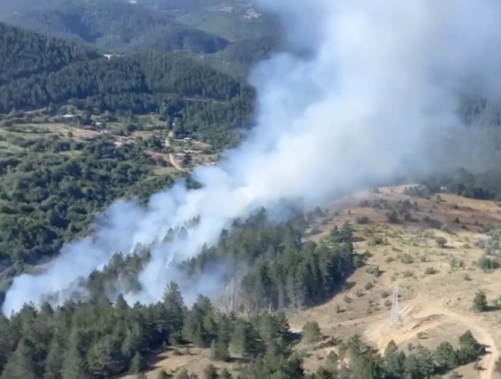 Kastamonu’da çıkan orman yangını ekiplerin hızlı müdahalesiyle söndürüldü
