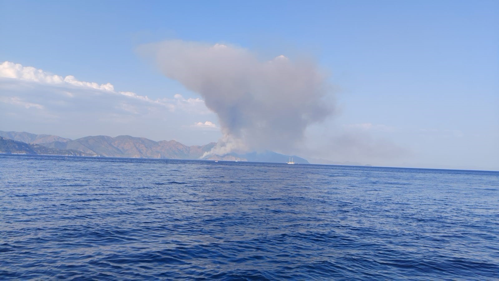 Marmaris’te orman yangını