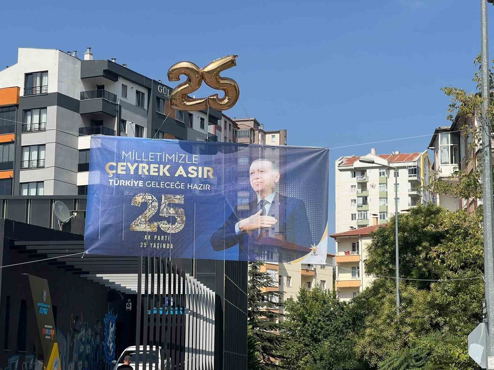 Talas’ta AK Parti’nin 25. Yıldönümü’nde coşkulu kutlama