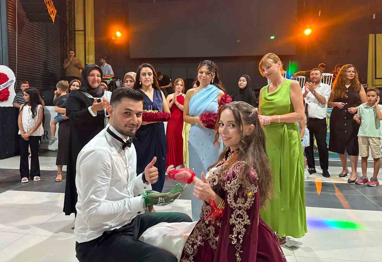 Polonyalı Julia ile Mustafa’nın baklavayla başlayan aşkı düğün pastasıyla taçlandı