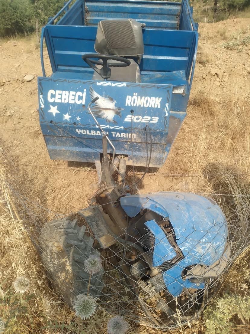 Baykan’da devrilen patpatın sürücüsü yaralandı