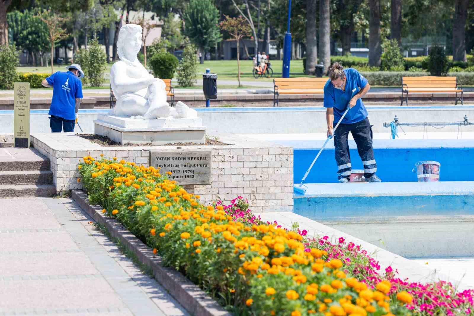 95’inci İzmir Enternasyonal Fuarı öncesi Kültürpark’ta hazırlıklar hız kazandı