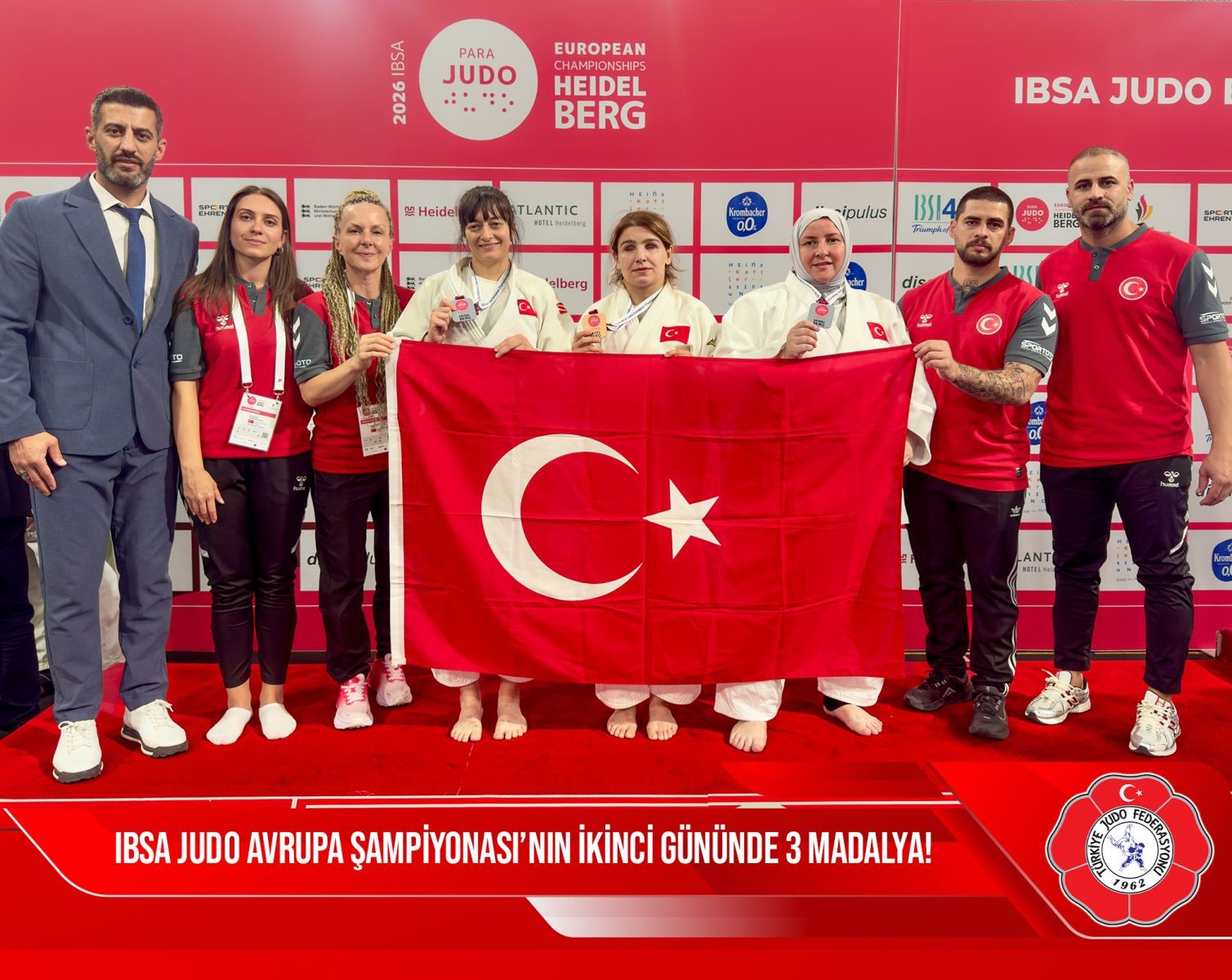 Milli judocular, IBSA Judo Avrupa Şampiyonası’nı 7 madalya ile tamamladı