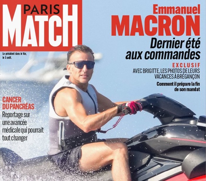 Fransa’da orman yangınları devam ederken, Macron’un jet ski ile fotoğrafı tepki çekti