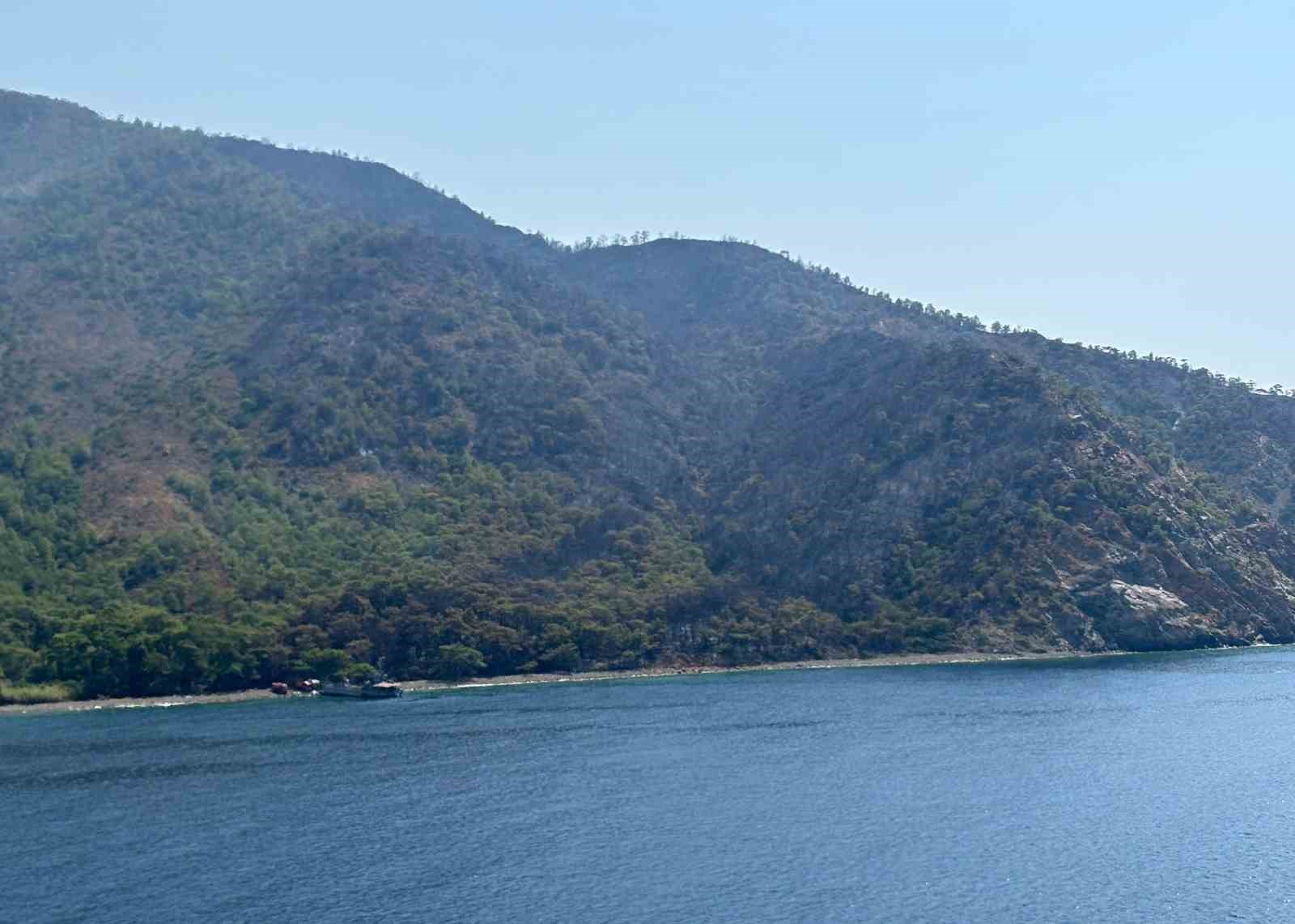 Marmaris’teki orman yangını kontrol altına alındı