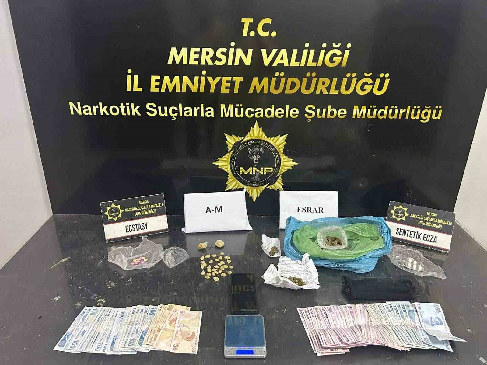 Mersin’de uyuşturucu operasyonu: 4 şüpheli tutuklandı
