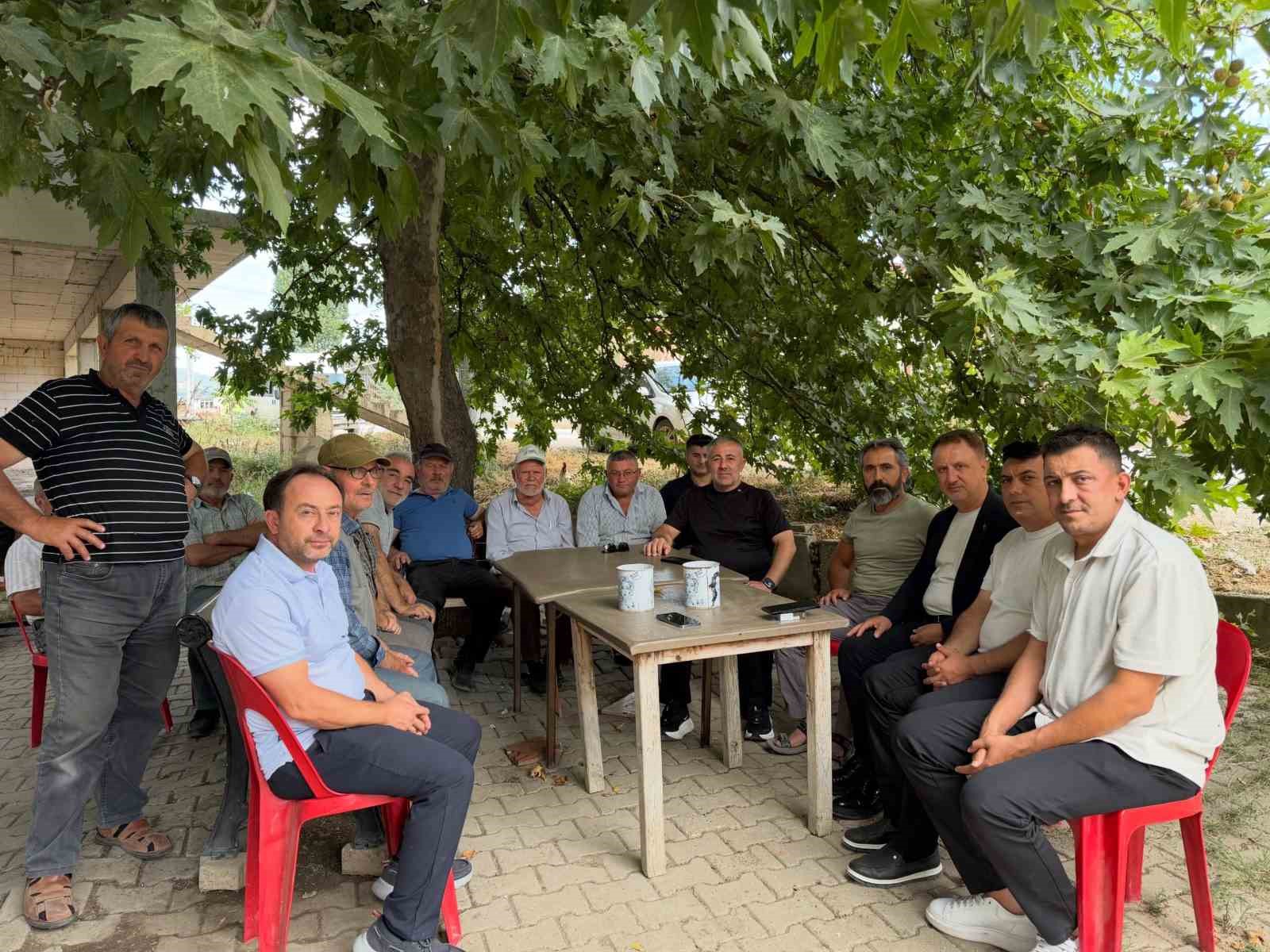İl Başkanı Yıldırım köylerde vatandaşlarla buluştu