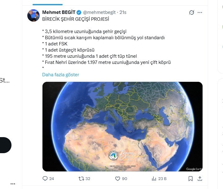 Birecik’te 2’nci köprü için ihale tarihi belli oldu