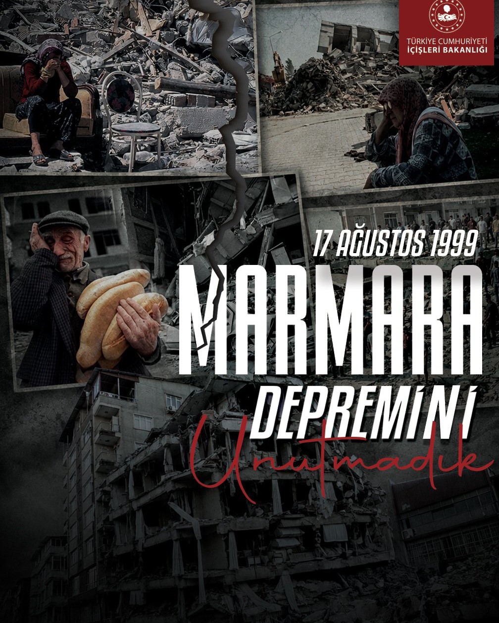 İçişleri Bakanlığı’ndan Marmara depremi paylaşımı