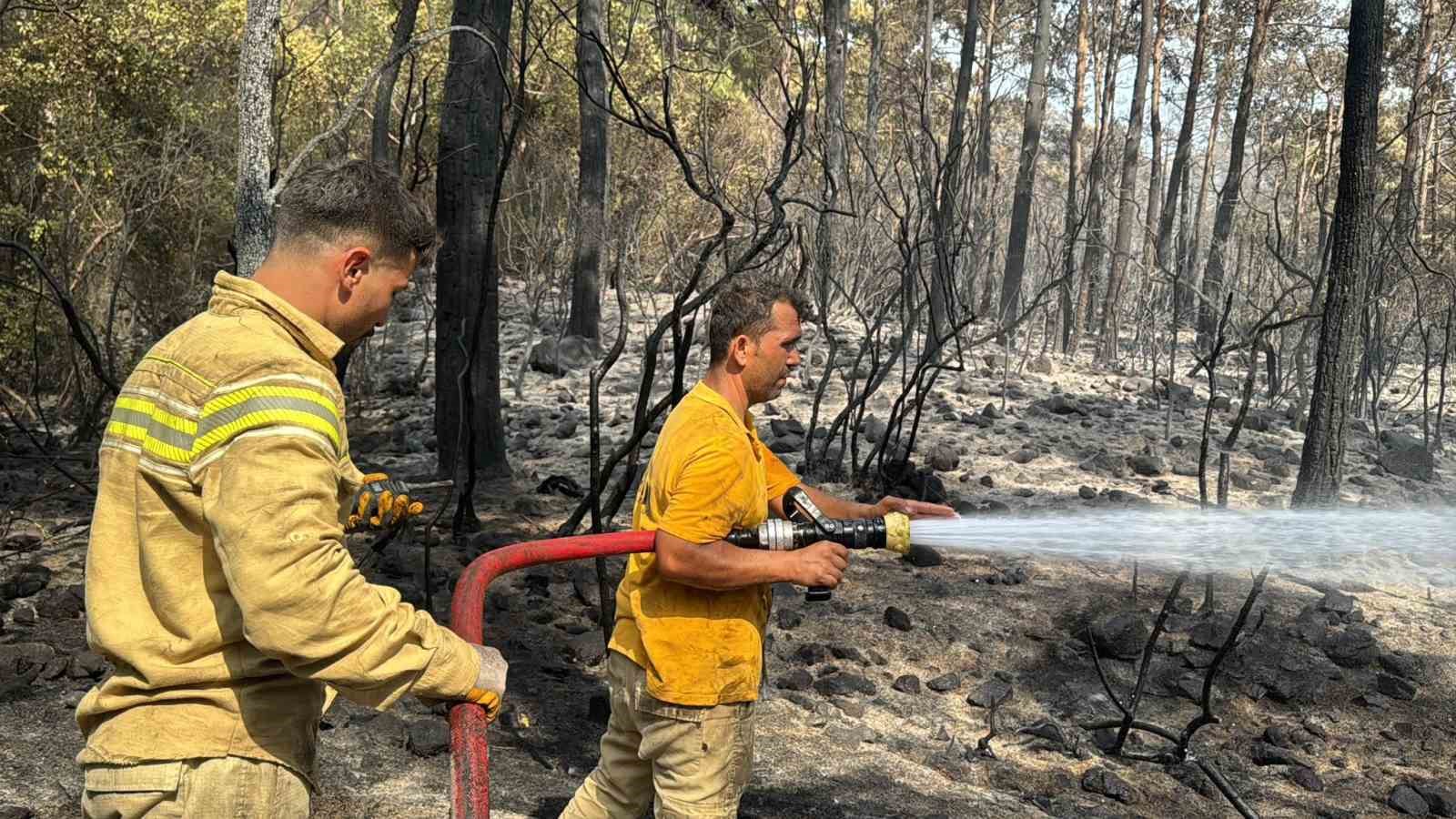 Marmaris Kaymakamlığı’ndan yangın ekiplerine teşekkür