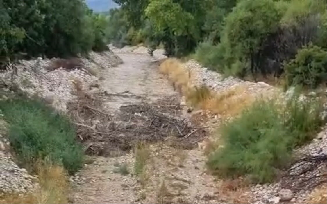 Kocaözü’ne sel böyle geldi