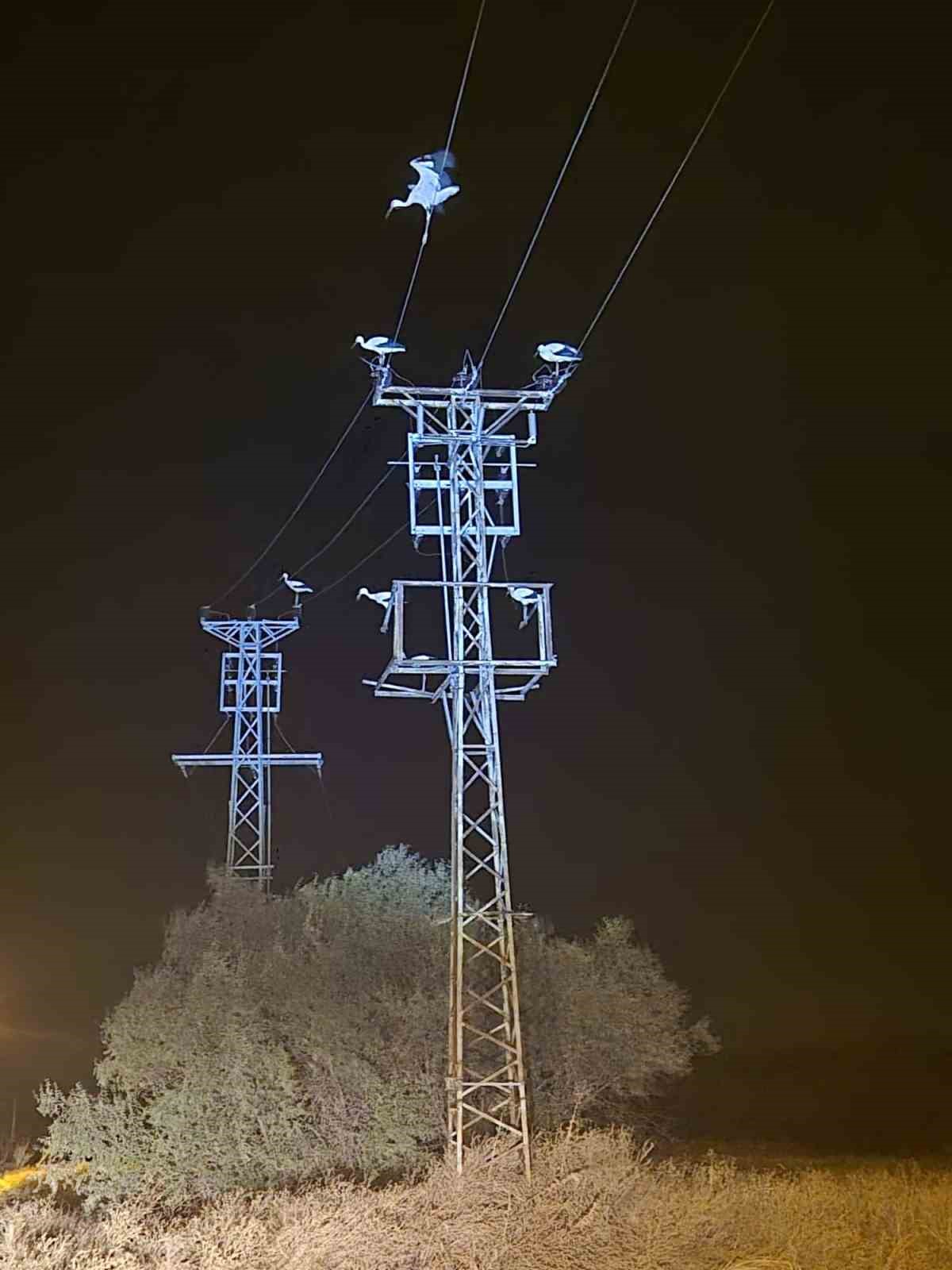 Dönüş yolundaki leyler bazı bölgeleri elektriksiz bıraktı