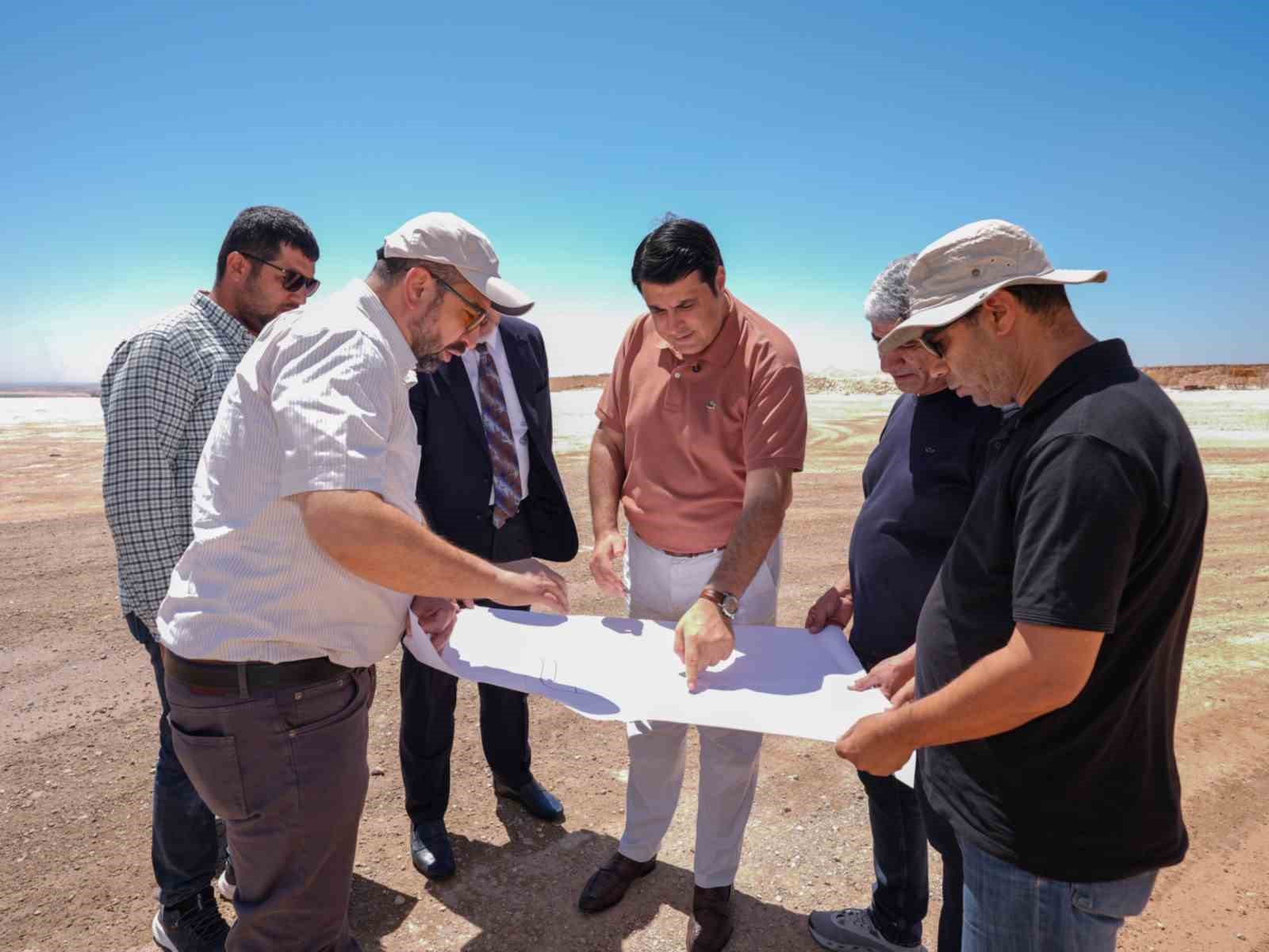 Yılmaz Adrena park’ta çalışmaları inceledi