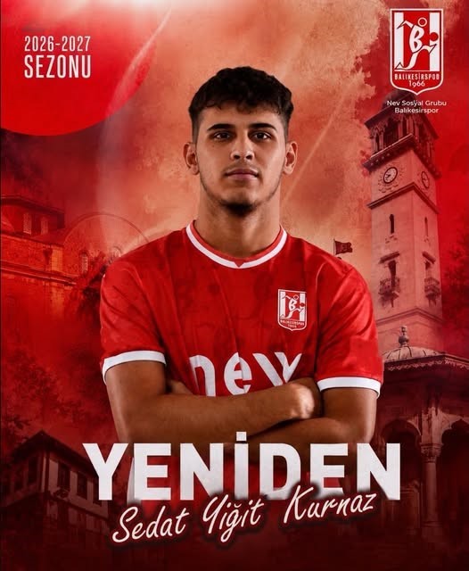Balıkesirspor, Sedat Yiğit Kurnaz’la sözleşme yeniledi