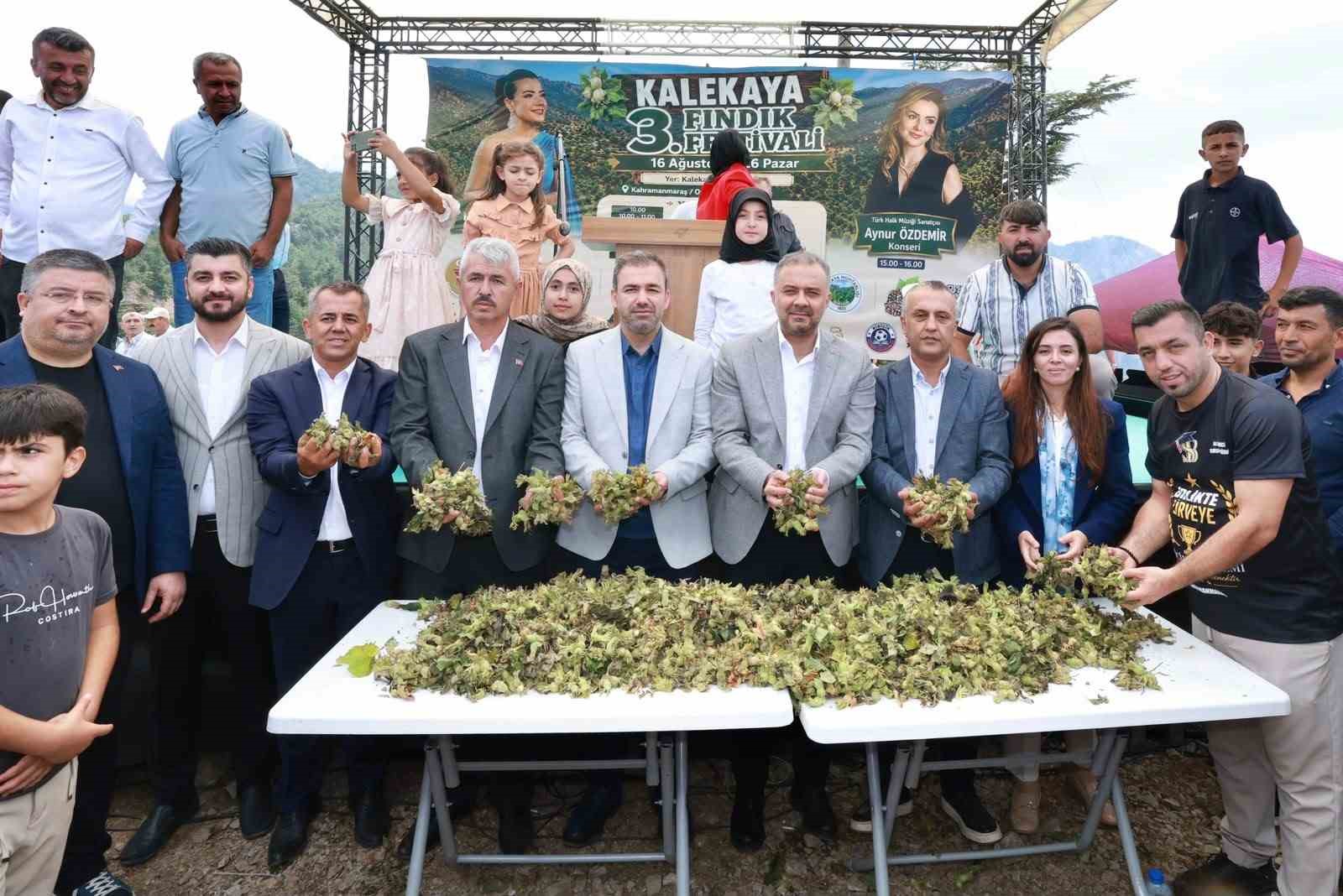 Kahramanmaraş’ın Karadeniz’i Kalekaya’da Fındık Festivali