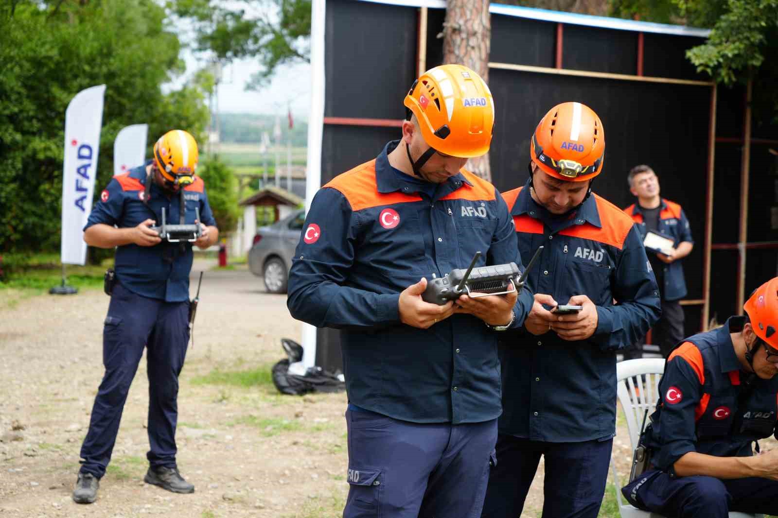 Samsun’da AFAD’ın İHA destekli arama-kurtarma yarışması başladı