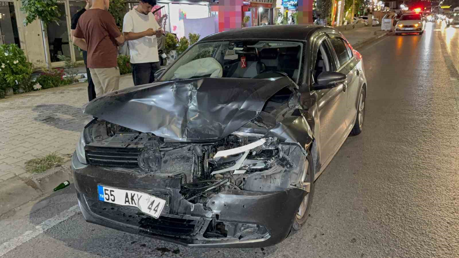 Samsun’da otomobil hafif ticari araca arkadan çarptı: 1 yaralı