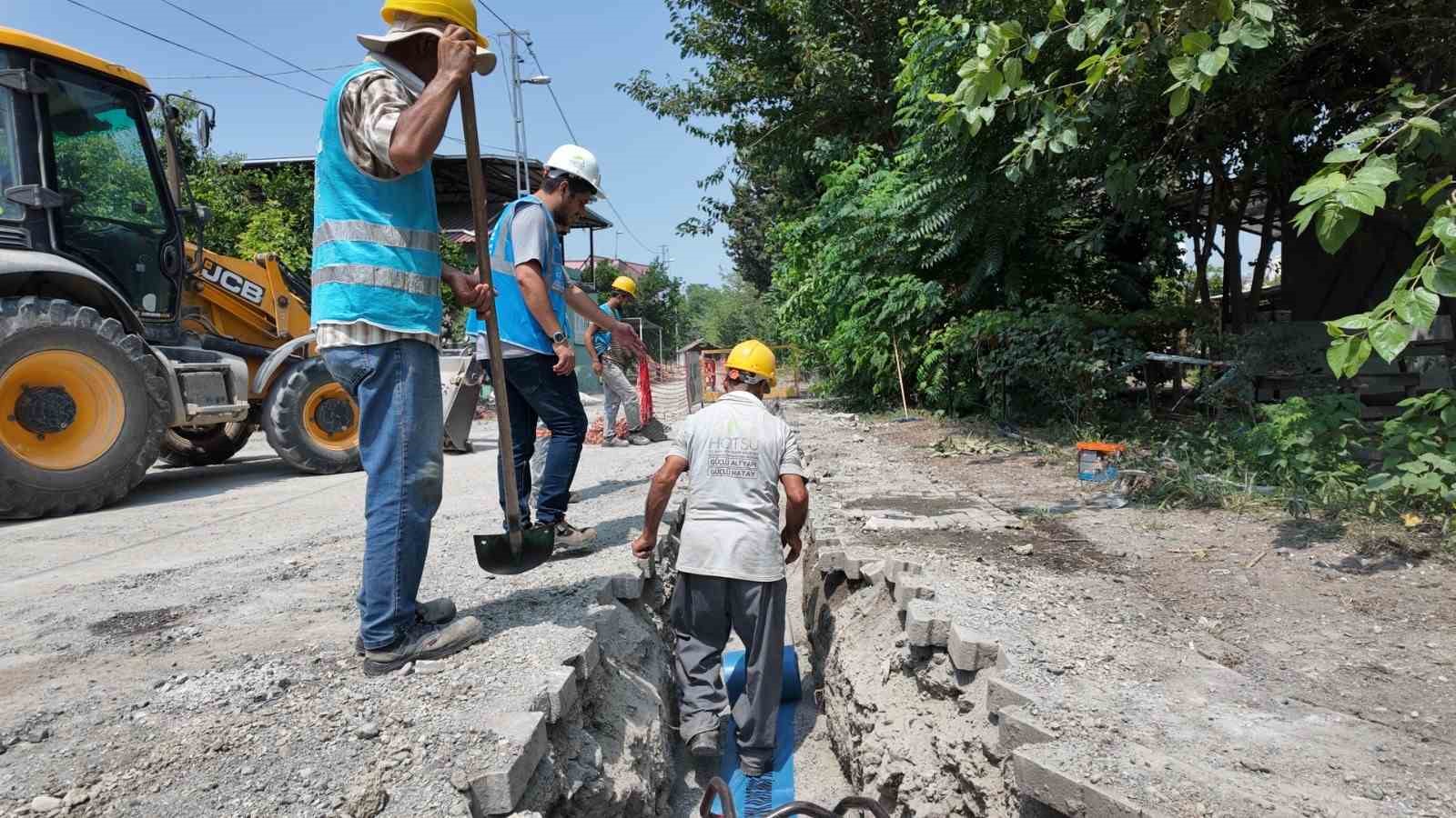 Dörtyol’da 297 bin metre içme suyu hattı tamamlandı