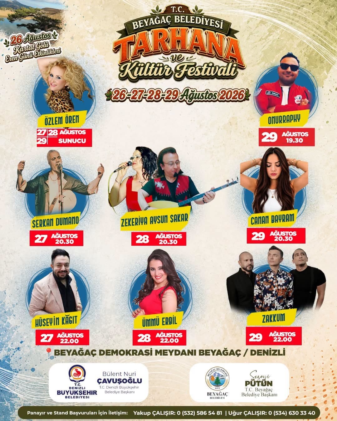 Beyağaç’ta Tarhana ve Kültür Festivali coşkusuna sayılı günler kaldı