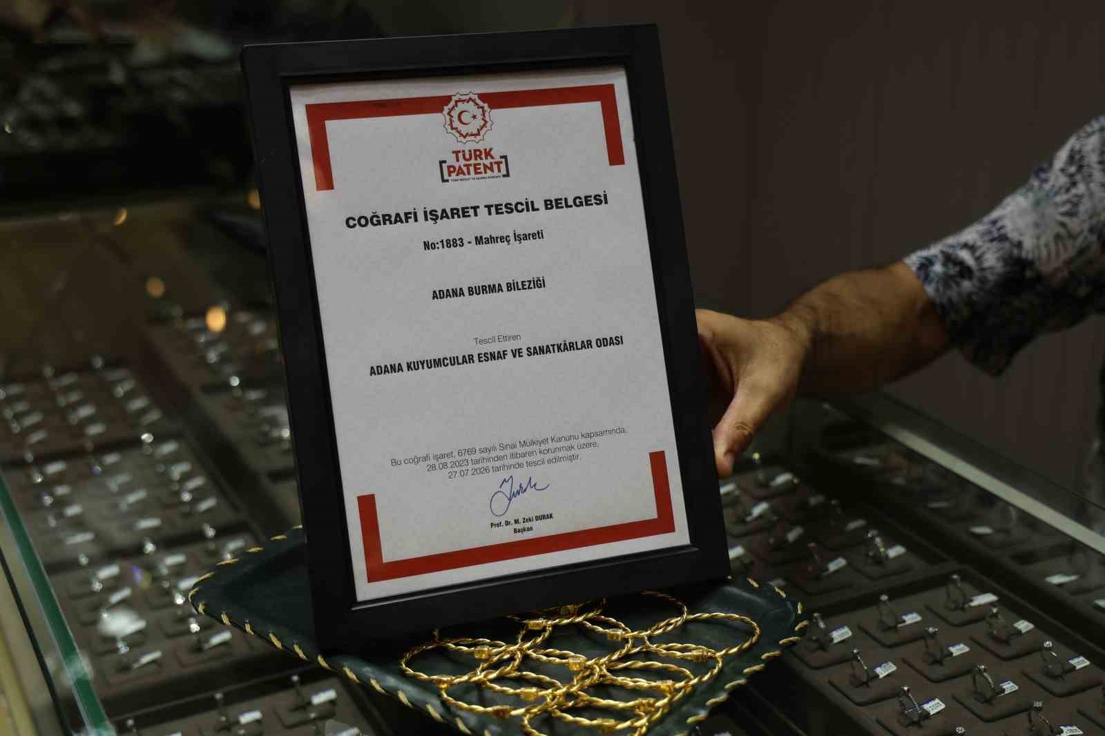 Yüzyıllardır bileklerde: Adana burması tescillendi