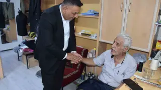 Başkan Sadıkoğlu, işyerine kavuşamayan esnafın sesi oldu