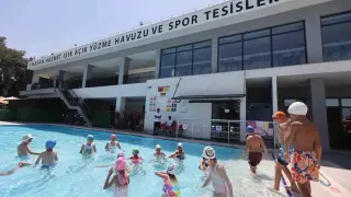 Kırsaldaki çocuklar "Yeşilden Maviye" ilk kulaçlarını attı