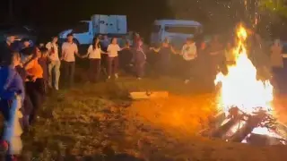 Kamp ateşi adrenalin ve macera tutkunları için yandı