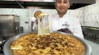 Dünyanın en iyi tatlısı seçilen künefede lezzetin sırrı tescilli tuzsuz künefelik peynirde