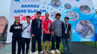 Erzincanlı sporculardan Akarsu Slalom Türkiye Şampiyonası’nda 4 derece
