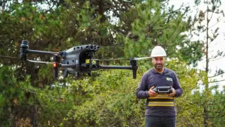 Enerjisa Dağıtım Şirketleri drone teknolojisiyle ormanlık alanlardaki şebekesini izliyor
