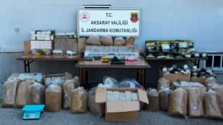 Piyasa değeri 750 bin liralık kaçak tütün ele geçirildi