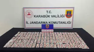 Karabük’te bin 901 sentetik ecza ele geçirildi