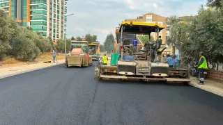 Aydın Büyükşehir’in yol çalışmaları sürüyor