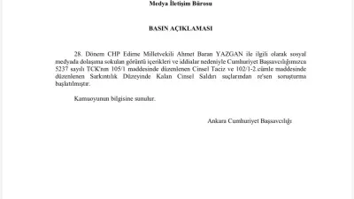 CHP’li Milletvekili Yazgan hakkında taciz iddiasıyla re’sen soruşturma başlatıldı