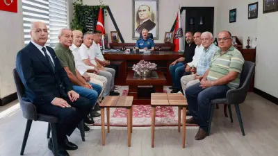 Mersin Emniyet Müdüründen emekli polislere veda