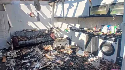 Eskişehir’de müstakil ev çıkan yangında küle döndü
