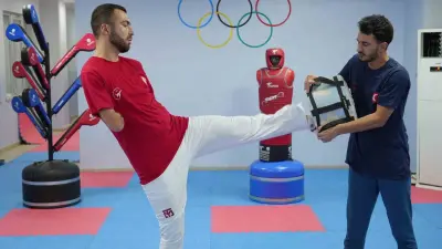 Yanlış girdiği binada, Avrupa şampiyonu oldu