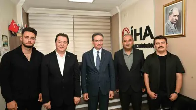 Vali Baruş’tan İHA Erzurum Bölge Müdürlüğü’ne ziyaret