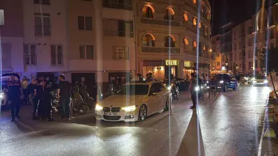 Eskişehir’de polisten araç gürültüsünün yoğun olduğu sokakta kapsamlı denetim