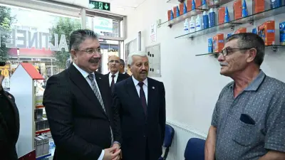 Vali Yılmaz’dan esnaf ziyareti