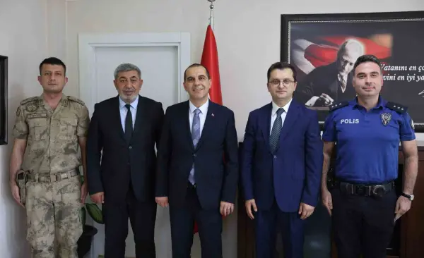 Vali Taşolar’dan Karakoyunlu kaymakamı Kayaş’a hayırlı olsun ziyareti