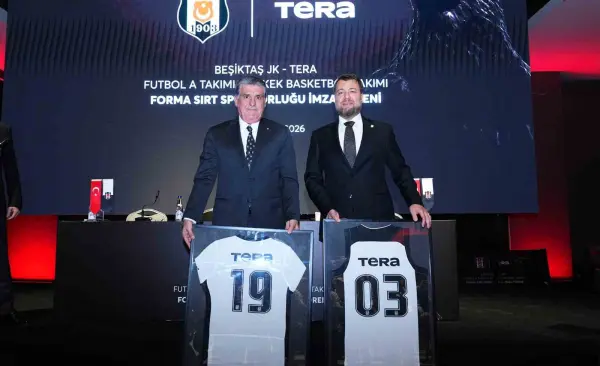 Tera Holding, Beşiktaş JK’nin futbol ve basketbol takımlarına forma sırt sponsoru oldu