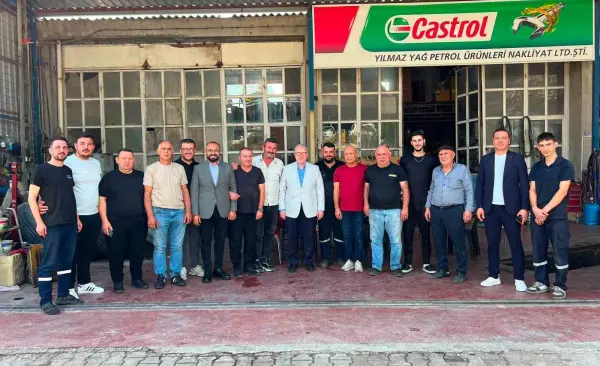 AK Parti heyeti sanayi esnafıyla bir araya geldi