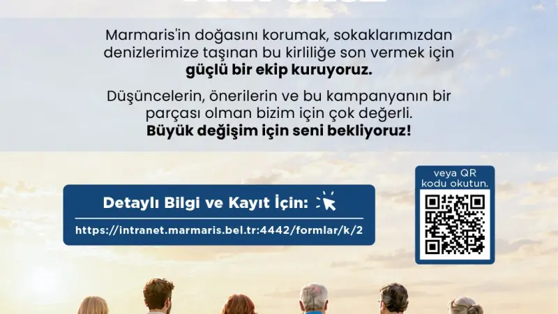 Marmaris’te çevre için yeni proje