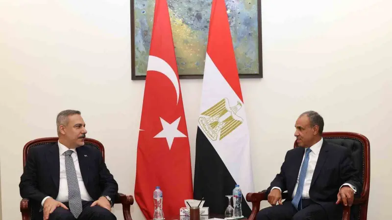 Bakan Fidan, Mısır Dışişleri Bakanı Abdelatty ile bir araya geldi