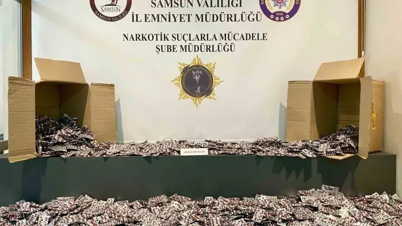 46 bin uyuşturucu hap ele geçirildi