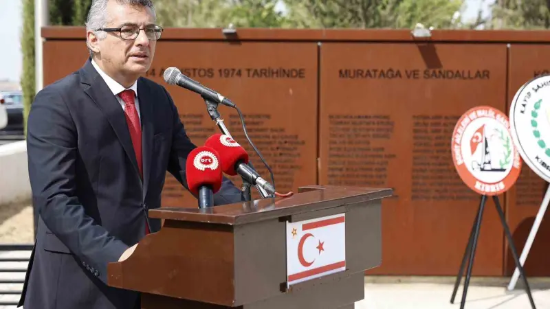 KKTC Cumhurbaşkanı Erhürman: "Burada yatan her bir şehidimiz, Kıbrıs Türk halkının yaşadığı acıların ve ödediği ağır bedellerin en somut göstergesidir"